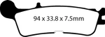 Ebc For Sintered "r" Brake Pads FA755R. Fixed Price $44.09.