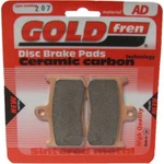 Brake Pads Ceramic Carbon Sintered Front Caliper Goldfren AD-207. Fixed Price $24.99.