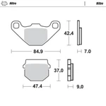Motomaster Front Brake Pads For Bolwell Pgo Sym 50 Gypsy 1999-2006 Nitro. Fixed Price $41.54.
