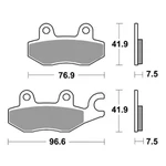 Front Brake Pads Sbs 955HS. Fixed Price $91.57.