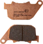Moto-master Roadpro Sintered Metal Brake Pads 411802-PU. Fixed Price $42.82.