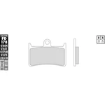 Galfer Hh Brake Pads - Front FD178G1370. Fixed Price $34.73.