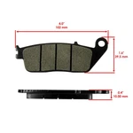 Caltric Front Rear Brake Pads For Yamaha Zuma YW125 2016. Fixed Price $23.24.