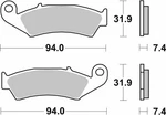 Sbs Brake Pads 603HF - Ceramic Front. Fixed Price $29.20.