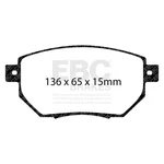 Disc Brake Pad Set Ebc UD969. Fixed Price $106.25.