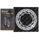 Niche Front Left Brake Rotor Pad Kit For Honda 45105-KZ1-405 Semi Metallic. Fixed Price $25.95.