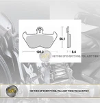 For Bmw 1100 Rt From 1994 To 2001 Front Brake Pads Semi Metallic Braking. Fixed Price $29.81.