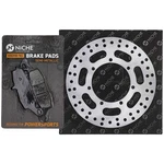 Niche Brake Rotor Pad Kit For Kawasaki 43082-1062 Front Left Semi Metallic. Fixed Price $62.95.