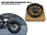 Fit For Triumph Scrambler 400 X Black Color Rear Wheel Rim. Fixed Price $267.75.