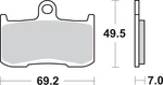 Sbs Dual Carbon Brake Pads 782DC. Fixed Price $65.99.