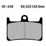 Vesrah VD-248/2 Jl Sintered Metallic Brake Pads Rear For Honda CB1000R/VFR1200F. Fixed Price $22.71.