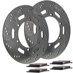 Niche Front Brake Pad Rotor Kit For Triumph Thunderbird T2023305 Semi Metallic. Fixed Price $103.95.