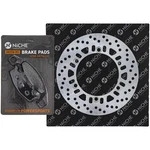 Niche Brake Rotor Pad Kit For Kawasaki 43082-1123 Rear Right Semi Metallic. Fixed Price $43.95.