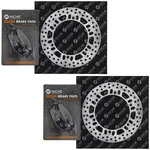 Niche Front Brake Pad Rotor Kit For Kawasaki 41080-1184 Semi Metalllic. Fixed Price $74.95.