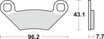 Sbs Sintered Brake Pads 899SI. Fixed Price $48.99.