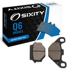 Rear Organic Brake Pads 1997-2009 Kawasaki EX500 Ninja 500R Set Full Kit D1 Qt. Fixed Price $12.59.