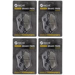 Brake Pad Set For Harley-davidson Street 500 Bmw Front Rear Organic 4 Pack. Fixed Price $27.95.