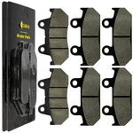 Front And Rear Brake Pads For Honda Hurricane 1987-1990. Fixed Price $34.74.