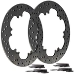 Niche Front Brake Rotor Pad Kit For Kawasaki 43082-1123 41080-1218-CM. Fixed Price $103.95.