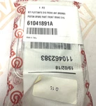 61340411A Pair Front Brake Pads Brembo Ducati 848 S4R Hypermotard 1100 Mts. Fixed Price $95.54.