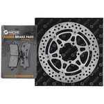 Niche Front Brake Rotor Pad Kit For Triumph T2021451 T2022080 Semi Metallic. Fixed Price $136.95.