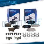 Front & Rear Ceramic Brake Pads For 2002-2004 Honda Cr-v 2003-2011 Element. Fixed Price $52.34.