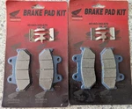 Two Honda Genuine Parts Brake Pad Kit 451AO-443-670 For Motorcycle. Fixed Price $55.00.