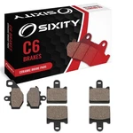 Front + Rear Ceramic Brake Pads 2007-2012 Kawasaki ZX600 Ninja ZX-6R Set Sw. Fixed Price $22.77.