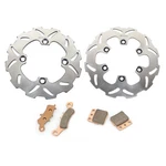 For Kawasaki Front Rear Brake Disc Rotors Pads KX80 97-00 KX85 01-21 KX100 05-17. Fixed Price $78.00.
