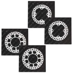 Niche Front Rear Brake Rotor Kit For Yamaha Grizzly 700 550 1HP-F582T-00-00. Fixed Price $71.95.