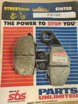 Sbs Sinter: 1722-0043 / 687LS Brake Pads (FA192). Fixed Price $9.99.