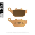 Galfer Brake Pads Sintered FD103G1371. Fixed Price $47.21.