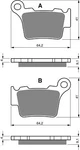 Goldfren 191-S33, FA368, SBS791, FDB2165, DP935, VD997 Disc Pads (pair). Fixed Price $18.73.