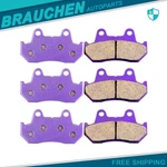 Front And Rear For 1987-1990 Honda CBR600F FA69 3 Carbon Fiber Brake Pads Kit. Fixed Price $17.54.