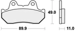 Sbs Brake Pads Rear For Honda Cbr 1000 1987 - 1988. Fixed Price $43.73.