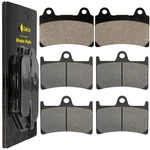 Brake Pads For Yamaha XV1700 Road Star Midnight XV17A 2004-2007 Front Rear. Fixed Price $34.45.