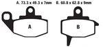 Ebc Brake Pads FA130R Sintered Metal Kawasaki Kx 125 Manufactured 1988. Fixed Price $34.17.