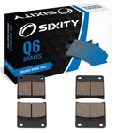 Front Organic Brake Pads 1989-1997 Suzuki GSX600F Katana Set Full Kit Fl. Fixed Price $15.50.