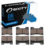 Front + Rear Organic Brake Pads 1993-2007 Yamaha VMX1200 V-max Set Full Kit Aw. Fixed Price $19.52.
