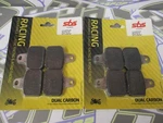 Sbs Dual Carbon Racing Track Front Brake Pads For Accossato AGPZ04 Race Calipers. Fixed Price $113.44.
