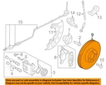 Vw Volkswagen Oem 11-15 Jetta Front Brake-disc Rotor 5C0615301C. Fixed Price $103.65.