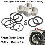 Front/rear Brake Caliper Rebuild Kit For Harley Sportster Dyna Softail Touring. Fixed Price $37.82.