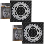 Niche Front Brake Rotor Pad Kit For Honda NT650 45351-MS8-020 Semi Metallic. Fixed Price $88.95.