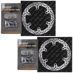 Niche Front Brake Rotor Pad Kit For Ducati 61340411A 49240611A Semi Metallic. Fixed Price $88.95.