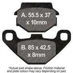 Ebc Motorcycle Brakes FA67HH Double-h Sintered Pads. Fixed Price $50.09.