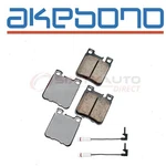 Akebono Euro Rear Disc Brake Pad Set For 1998-1999 Mercedes-benz E300 3.0L Fy. Fixed Price $63.52.