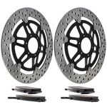 Niche Front Brake Rotor Pad Kit For Honda 06455-MJE-D02 Semi Metallic Motorcycle. Fixed Price $133.95.