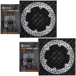 Niche Front Brake Rotor Pad Kit For Yamaha FZ1 5SL-25805-00-00 Semi Metallic. Fixed Price $146.95.