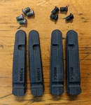 2 Pairs -genuine Shimano R55C4 Road Brake Pad Inserts For Carbon Rims. Fixed Price $24.99.