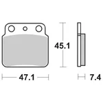 Brake Pads Sbs 649SI. Fixed Price $70.08.